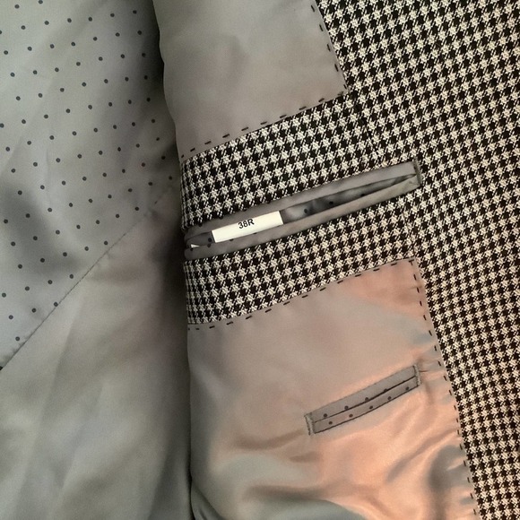 Perry Ellis Wool Suit Jacket Size 38R - Picture 9 of 10